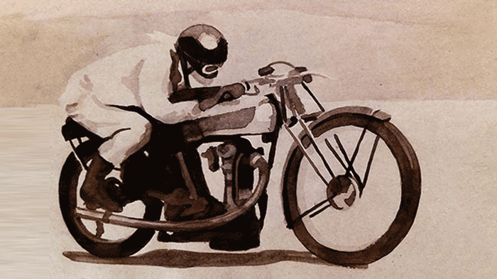 Elingmotorsport -  Aquarelle Moto Monet-Goyon 